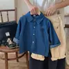 Precio Especial de Liquidación, Sin Devoluciones ni CambiosCamisa de Mezclilla para Niños Bangcheng Otoño Niños Caballo Vaquero F0056