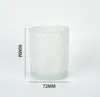 Taza de Vidrio para Vela de Aromaterapia Colorida en Relieve de Alta Calidad Botella de Aromaterapia de Gama Alta Botella Vacía Contenedor de Vela Taza de Vela Transfronterizo
