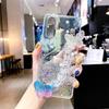 Funda para Teléfono Móvil Iphone15 Lámina de Oro Cielo Estrellado 13Pro Cadena de Mariposa Adecuada para Apple 17Promax Brillo 7Plus Femenina