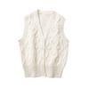 Chaleco Cardigan de Punto con Cuello en V para Mujer Japonesa Otoño 2023 Colaboración de Diseñador 462131