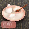 Recipiente para aceite esencial cuenco para aceite esencial plato para aceite esencial bandeja de cerámica herramienta de masaje para spa botella de aroma salón de belleza
