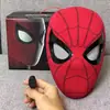 Capucha de Spider-Man Máscara Eléctrica con Luz Intermitente Miles Halloween Cos Niño Capucha Regalo Juguete