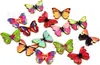 Pacote Misto com 50 Botões de Madeira Coloridos de Borboleta 2,54cm Artesanato DIY Feito à Mão Decoração de Artesanato Vintage