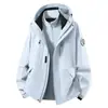 Chaqueta Softshell Camel Blue para Mujer Otoño Invierno Exterior Cortavientos Impermeable Tres en Uno Escalada Senderismo Abrigo Ropa Exterior Hombre