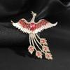 Nuevo Pin Broche Fénix Guofeng Pin de Esmalte Atmosférico de Alta Gama Corsage para Disfraz Danza del Fénix Nueve Días Accesorios para Cheongsam Venta al por Mayor
