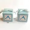 Caixa de doces de chupeta estilo europeu spot caixa de doces de bebê inglês caixa de doces dobrável embalagem de lua cheia caixa de doces