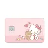 Sticker para Tarjeta de Crédito de Dibujos Animados Transfronterizo Sanrio Hello Kt Cat Yugui Dog Tarjeta de Metro Tarjeta de Comida Sticker para Tarjeta Bancaria