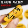 Pegatina Adhesiva Gota de Cristal Plástico Autoadhesivo Logotipo de Coche Muestra Personalizado Transparente Pvc Resina Suave Dibujo Animado Etiqueta Logotipo