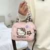 Bolso de Mano para Niña Relleno de Algodón Estilo 2026, Bolso Cruzado Lindo de Nicho Estilo Coreano, Bolso de Hombro de Dibujos Animados de Gran Capacidad para Viajes Diarios