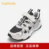 Zapatos infantiles Balabala, zapatillas deportivas transpirables para niños y niñas, nuevos zapatos tipo papá verano 2025, diseño retro hueco