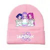 Gorro + Guantes 2025 Amazon Nuevo Drama Coreano Personaje de Dibujos Animados Estampado Gorro de Punto Gorro de Lana Gorro Cálido