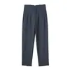 Moda Femenina Transfronteriza Estilo Europeo y Americano Pantalones Rectos Casuales de Cintura Alta Versátil Clásico Multicolor Largos 7901532