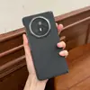 Adecuado para Honor MagicV modelo nuevo de pantalla plegable con 40% de descuento, bisagra protectora de eje central, funda protectora de cuero liso de alta gama