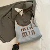 Bolso de Hombro Personalizado, Hermoso y de Moda 2025 Nuevo Estilo Casual Retro Bolsa de Gran Capacidad Bolso Cruzado Tote con Letras para Mujer