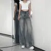 Jeans Rectos Estilo Americano Retro para Mujer Otoño Nuevo Tallas Grandes MM Cintura Alta Sueltos Adelgazantes Pantalones Anchos Estilo Perezoso