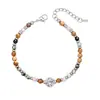 Pulsera de Piedra Nueva Europea y Americana Pulsera de Piedra Natural Moda Pulsera de Perlas Regalo de Cumpleaños para Amigo Familia Estudiante Joyería Mujer