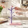 Prateleira de armazenamento fofa My Melody, porta-copos em formato de árvore, suporte para xícaras de café e chá de mesa, porta-copos criativo para pendurar