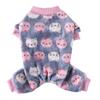 Roupa de Outono e Inverno para Cães de Feriado Europeu e Americano Transfronteiriço, para Casa, Teddy, Bichon, Estampa de Desenho Animado, Quatro Patas, Roupa de Natal para Animais de Estimação