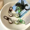 Llavero de coco, juguete de comida simulada, colgante de coco verde, accesorio de bolsa de recuerdo navideño, accesorio divertido, regalo al por mayor