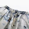 Pantalones de Playa de Verano para Hombre Marca de Moda Sueltos Cinco Puntos Estilo Coreano Secado Rápido Shorts de Flores Modernos para Pareja Casuales Pantalones Grandes