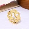 Anillo abierto para mujer de cadena tipo reloj simple brillante con incrustaciones de circonita ovalada de cobre, todo a juego, personalizado