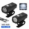 Farol e Lanterna Traseira para Bicicleta com Carregamento USB Transfronteiriço Luz de Alta Luminosidade para Ciclismo Noturno Mini Iluminação para Bicicleta Infantil