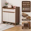 Gabinete para Zapatos de Madera Maciza para Entrada del Hogar Pasillo Gabinete de Almacenamiento Integrado en la Pared 2026 Nuevo Más Vendido Zapatero de Gama Alta