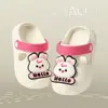 Pantuflas para Niñas, Verano Dibujos Animados Lindas Suela Suave Ligeras Playa Exterior DIY Zuecos para Bebé