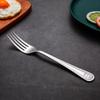 Amazon Transfronterizo Estilo Europeo Acero Inoxidable Vajilla Occidental Juego Cuchillo para Bistec Encaje Dorado Cuatro Piezas Cabeza de Reina