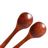 Colher de Arroz Pequena Nanmu, Colher de Mel, Colher para Mexer Café, Colher Pequena para Crianças Atacado