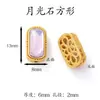 Accesorios estilo chino Chapados en oro Cuentas espaciadoras Pulsera hecha a mano para DIY Cadena para teléfono Color del Dios de la Riqueza Amarillo Colgante de la fortuna que conserva el color Agujero grande Venta al por mayor
