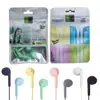 Fones de Ouvido com Fio Macaron U19 de Segunda Geração Preto Magnético Branco Magnético Alto-falante Pvc Tpe Orifício Redondo de 3,5mm Venda Direta da Fábrica