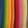 Venta al por mayor de fabricante cuerda de pp cuerda de polipropileno blanca y negra cuerda de cuatro agujas bolso de mano hueco con cordón de ajuste cuerda de nailon trenzada de colores