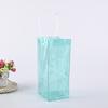 Bolso de Mano Engrosado para Vino Bolsa de Embalaje Suave de Plástico para Vino Tinto Regalo Bolso de Mano Transparente de PVC con Logotipo Impreso