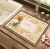 Mantel individual estilo americano, Mantel aislante del calor y absorbente de agua para encimera, Tapete escurridor de tierra de diatomeas para cocina, lavable, no requiere lavado, Posavasos, Protector de encimera