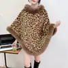 Outono/Inverno 2026 Nova Moda Feminina Europeia e Americana Amazon Cross-Border Plush Estampa de Leopardo Pulôver Tendência Quente Xadrez