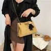 Bolso de Moda Elegante con Bordado Acolchado para Mujer 2025 Nuevo Otoño Versátil Bolso de Hombro Cruzado Bolso de Mano Cubo Bolso Pequeño