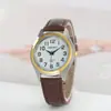 Nuevo reloj de pulsera simple para mujer transfronterizo en vivo de cuarzo casual para pareja un hombre y una mujer venta al por mayor de fábrica
