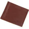 Nueva Cartera Corta para Hombre Moda Casual Color Sólido Textura Grano Cartera de PU Billetera para Monedas Terciopelo Bolso Individual