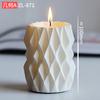 Sanxin Geometría Velas de Aromaterapia Molde de Silicona Forma de Diamante Piedra de Ampliación de Velas Adorno DIY Abrasivos Transfronterizo