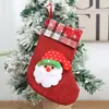 Meias de Natal Novas Transfronteiriças Sacos de Presente de Doces Infantis Decorações de Natal Pingente de Vitrine de Shopping Sacos de Presente