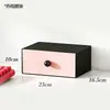 Caja de Almacenamiento Transparente Tipo Cajón para Papelería de Escritorio, Manualidades con Cuentas, Cosméticos y Artículos Varios de Oficina de Escritorio con Múltiples Compartimentos para Organización