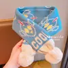 Oferta Especial Invierno Nuevo Estilo Bola de Lana Tejida Oso de Dibujos Animados Flor de Fresa Bufanda Cálida para Niños Niñas y Niños