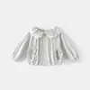 Primavera 2026 Nuevo Estilo Chaqueta de Encaje Hoja de Loto para Niñas Ropa Infantil Zhili Huzhou Top con Cremallera de Primavera para Bebé