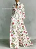 2026 Nova Chegada Vestido Camisa de Manga Longa Elementos Moda Personalidade Casual Cintura Marcada Saia Estilo Primavera e Outono Feminino