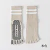 Calcetines de Yoga y Fitness de Verano con Dedos Separados, Calcetines Deportivos Antideslizantes de Cinco Dedos, Calcetines Profesionales para Pilates, Calcetines para Correr en Casa para Mujer