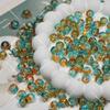 Venta al por mayor Cuentas de Vidrio Explosión Craquelado Hielo de 8 mm Cuentas Sueltas de Vidrio DIY Hecho a Mano Material para Pulsera Collar con Cuentas