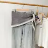 Bufanda Triángulo de Encaje Estilo Coreano, Falda Decorativa, Cinturón para Cintura de Vestido, Bufanda de Algodón Lino Seda Color Sólido de Verano, Pañuelo para la Cabeza, Chal Venta al por Mayor