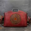 Nuevo bolso de piel auténtica para mujer, bolso de mano cruzado de moda para mujer, bolso de mano vintage de piel de vaca con capa superior, bolso de mano cruzado para mujer, moderno
