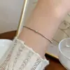 Collar de Cadena de Bolas de Acero de Titanio para Mujer, Joyería de Acero de Titanio, Galvanoplastia Ecológica